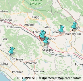 Mappa Località Polledrara, 03100 Frosinone FR, Italia (28.68167)