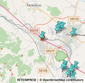 Mappa Località Polledrara, 03100 Frosinone FR, Italia (5.90909)