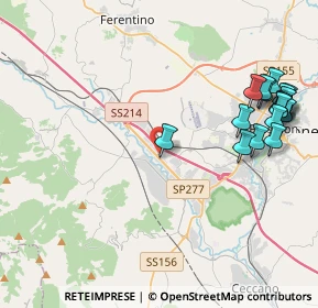 Mappa Località Polledrara, 03100 Frosinone FR, Italia (5.40059)