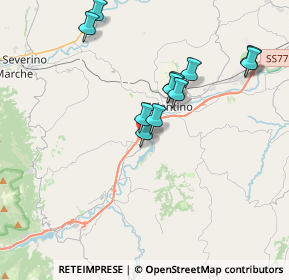 Mappa Via Carlo Alberto dalla Chiesa, 62029 Tolentino MC, Italia (3.49455)
