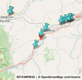 Mappa Via Carlo Alberto dalla Chiesa, 62029 Tolentino MC, Italia (5.065)