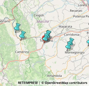 Mappa Via Carlo Alberto dalla Chiesa, 62029 Tolentino MC, Italia (27.074)