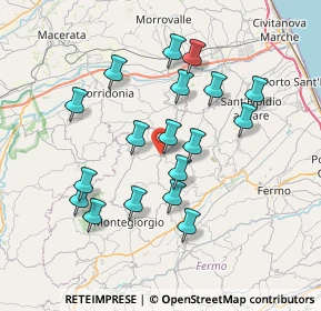 Mappa Via G. Matteotti, 63815 Fermo FM, Italia (7.12278)