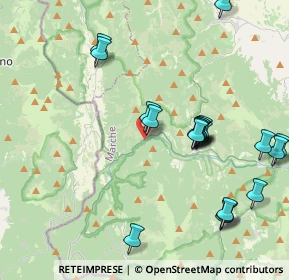 Mappa SP361, 62025 Fiuminata MC, Italia (4.628)