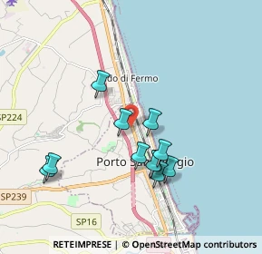 Mappa Via Andrea Costa, 63822 Porto San Giorgio FM, Italia (1.73455)