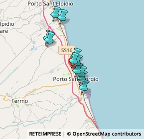 Mappa Via Andrea Costa, 63822 Porto San Giorgio FM, Italia (2.48545)