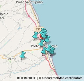 Mappa Via Andrea Costa, 63822 Porto San Giorgio FM, Italia (2.15273)