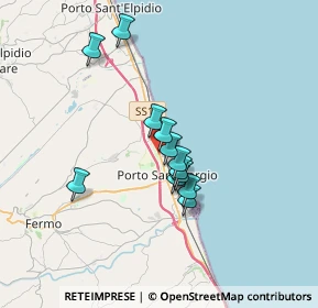 Mappa Via Andrea Costa, 63822 Porto San Giorgio FM, Italia (2.695)
