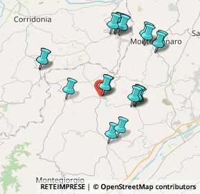 Mappa Via Giacomo Matteotti, 63815 Monte San Pietrangeli FM, Italia (4.0295)