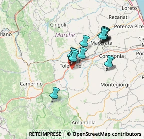 Mappa Unnamed Road, 62029 Tolentino MC, Italia (12.16188)