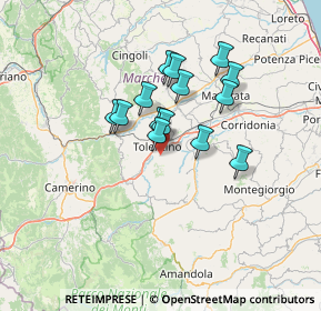 Mappa Unnamed Road, 62029 Tolentino MC, Italia (10.61143)