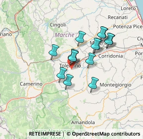 Mappa Unnamed Road, 62029 Tolentino MC, Italia (10.78467)