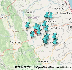 Mappa Unnamed Road, 62029 Tolentino MC, Italia (10.105)