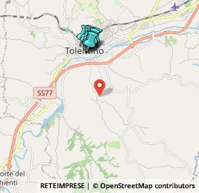 Mappa Unnamed Road, 62029 Tolentino MC, Italia (1.93917)