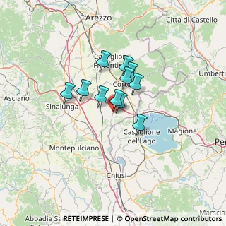 Mappa C.a. Centoia, 52044 Cortona AR, Italia (8.61455)
