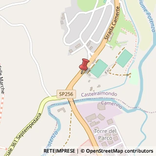 Mappa Sp361, 62022 Castelraimondo, Macerata (Marche)