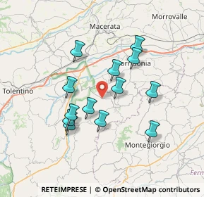 Mappa Strada Provinciale, 62010 Mogliano MC, Italia (6.37385)