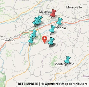 Mappa Strada Provinciale, 62010 Mogliano MC, Italia (5.7425)