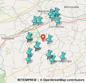Mappa Strada Provinciale, 62010 Mogliano MC, Italia (7.45737)