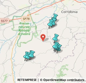 Mappa Strada Provinciale, 62010 Mogliano MC, Italia (3.53333)