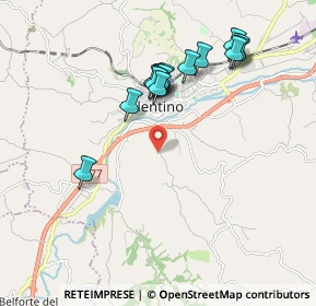 Mappa Contrada Pianciano, 62029 Tolentino MC, Italia (1.882)