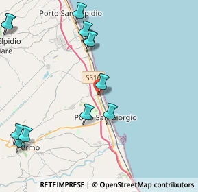 Mappa Via del Rio, 63900 Fermo FM, Italia (5.43667)