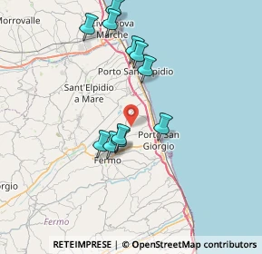 Mappa Contrada S. Pietro Orgiano, 63900 Fermo FM, Italia (7.13455)