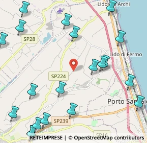 Mappa Contrada S. Pietro Orgiano, 63900 Fermo FM, Italia (3.078)