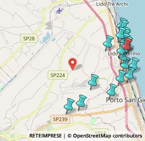 Mappa Contrada S. Pietro Orgiano, 63900 Fermo FM, Italia (2.796)