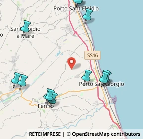 Mappa Contrada S. Pietro Orgiano, 63900 Fermo FM, Italia (5.20692)