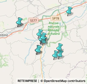 Mappa 62010 Urbisaglia MC, Italia (2.93308)