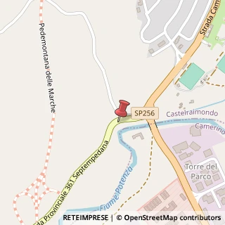 Mappa Località Torre del Parco, 7, 62022 Castelraimondo, Macerata (Marche)