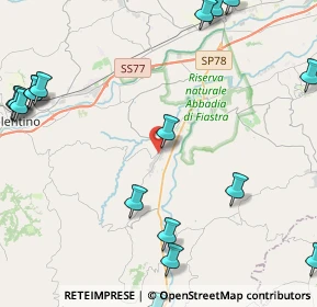 Mappa SP 43, 62010 Urbisaglia MC, Italia (6.858)