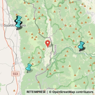 Mappa Fraz.Cellerano, 06025 Nocera Umbra PG, Italia (6.8025)