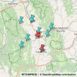 Mappa Centro Direzionale ATLAS, 62032 Camerino MC, Italia (6.26455)
