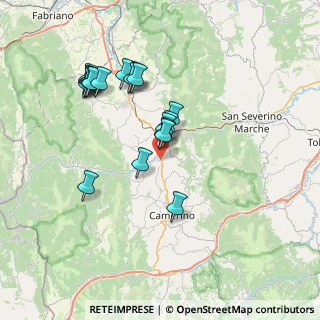 Mappa Centro Direzionale ATLAS, 62032 Camerino MC, Italia (7.24421)