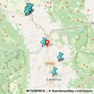 Mappa Centro Direzionale ATLAS, 62032 Camerino MC, Italia (5.91455)