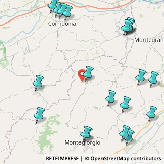 Mappa Via San Carlo, 63816 Francavilla D'ete FM, Italia (6.538)