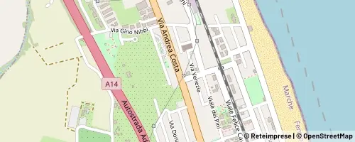 Mappa Porto San Giorgio