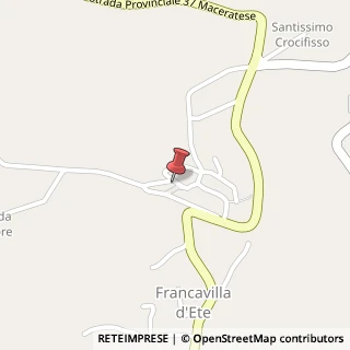 Mappa Via Umberto I, 21, 63816 Francavilla d'Ete, Fermo (Marche)