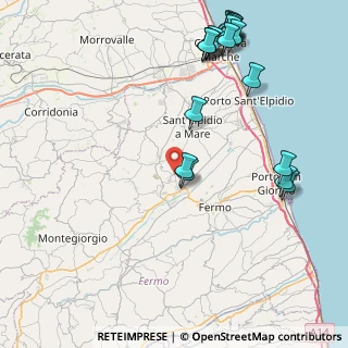 Mappa Contrada San Giovanni, 63015 Monte Urano FM, Italia (11.04105)