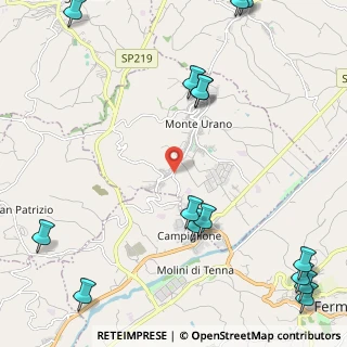 Mappa Contrada San Giovanni, 63015 Monte Urano FM, Italia (3.36067)