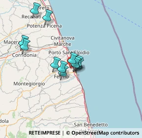 Mappa Contrada Valloscura di Capodarco, 63900 Capodarco FM, Italia (10.80333)