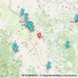 Mappa Via di Caggiolo, 53014 Monteroni D'arbia SI, Italia (5.77583)