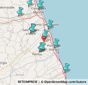 Mappa Via San Pietro Vecchio, 63900 Fermo FM, Italia (7.23417)