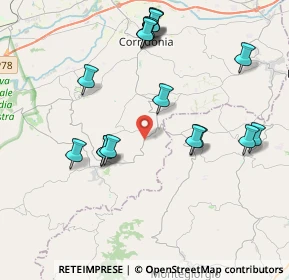 Mappa Contrada Poggio, 62010 Mogliano MC, Italia (4.33824)