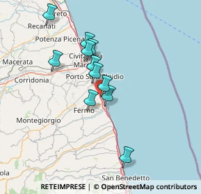 Mappa Via Castelfidardo, 63900 Lido di Fermo FM, Italia (12.00455)