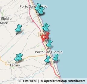 Mappa Via Castelfidardo, 63900 Lido di Fermo FM, Italia (4.12667)