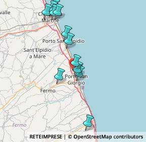 Mappa Via Ascoli Piceno, 63900 Lido di Fermo FM, Italia (8.05417)