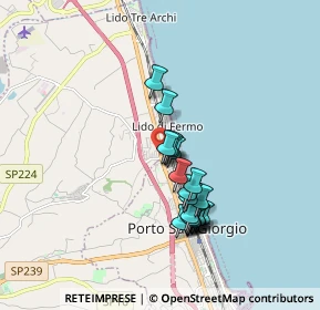 Mappa Via Ascoli Piceno, 63900 Lido di Fermo FM, Italia (1.5115)